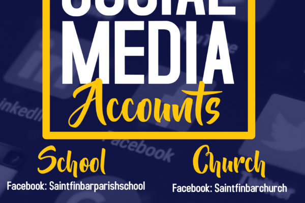 Join and like our social media accounts to receive St. Finbar Church's updates!